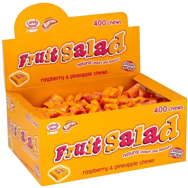 Fruit Salad and Black Jacks Chews 500 gram bag (1/2