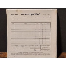 RadioShack Concertape 7" Reel to Reel / 44-1018, 1800ft - Brand New Factory Seal