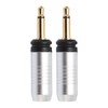 3.5mm Repair Plug Solder Type Gold Plated Replacement Mono Male
