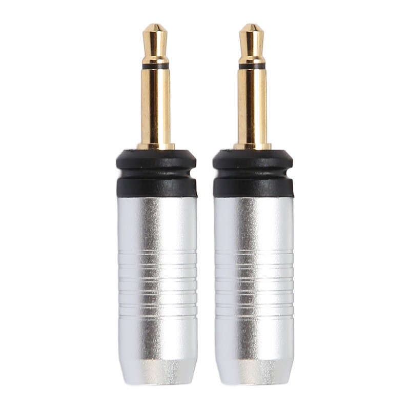 3.5mm Repair Plug Solder Type Gold Plated Replacement Mono Male