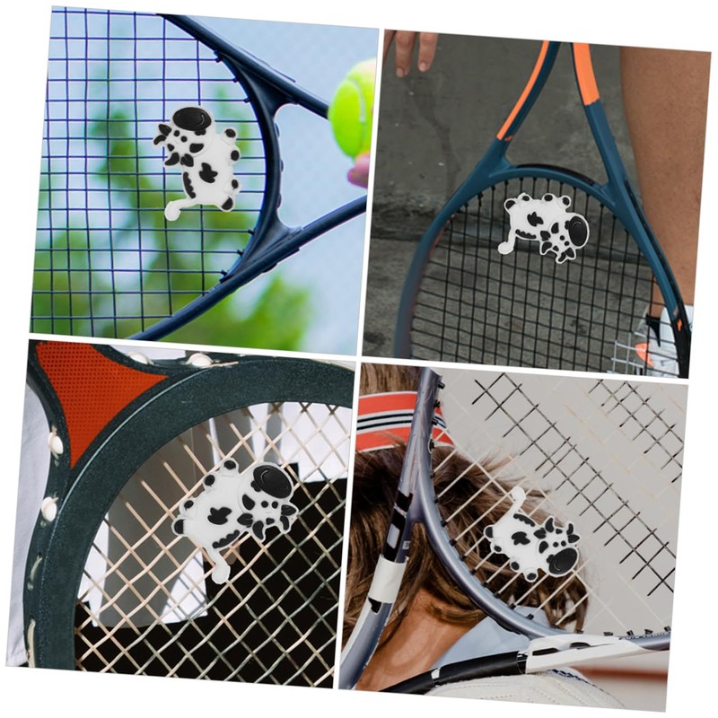 SUPVOX 12pcs Tennis Racket Vibration Absorber Professional Dampener Shock Dampeners