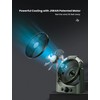 10000 mAh Battery Powered Camping Fan with 4 Timer Modes,