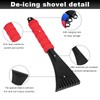 Gasedin 2 PCS Ice Scraper for Car Windshield, Scratch Free