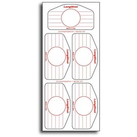 LongShot Golf Woods & Universal Irons Impact Label Pack - 250 Universal Iron & 250 Standard Wood Labels