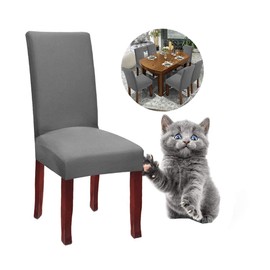 JunYito Chair Covers, Set of 4 or 6, Elastic Universal Stretch for Dining Room Chairs