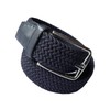LisaModa Unisex Stretch Braided Belt in Many Colours - blue,