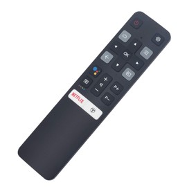AULCMEET MRC802V New Replacement Voice Universal Remote Control fit for TCL 4K Ultra HD Smart TV 40S6500 50P8M 49S6500 55P8MAG 50P8MAG 65P8M 75P8M 43S6800FS 50P8 55P8M 32S6800
