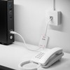 Uvital DSL Filter Splitter for Landline Phone, ADSL Splitter Filter,
