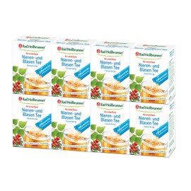 Bad Heilbrunner Bio Nieren- & Blasen Tee im Stick - Arzneitee - Tassenfeertig - Birkenblätter - bei Anzeichen einer Blasenentzündung - harntreibend - natürliche Linderung (8 x 10 Sticks)