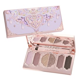 FlowerKnows Phalaenopsis Shoulder 6 Colors Eye Shadow Palette (03 Incense Burner Purple Smoke)