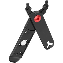 CHICIRIS Bicycle Chain Pliers Master Bicycle Chain Pliers Master, Ztto Bicycle Chain Pliers Master Link Plier Valve Tool Tire Lever 4‑in‑1 Multi Function Tools (Black)