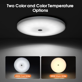 GZV RV Interior Lights, RV LED Ceiling Puck Light, 4 Pack 4.5 Inch 12V, RV Boat Interior Lighting, Dimmable Light for Camper Travel Trailer Motorhome(4000K with Nature White)