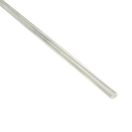 Duco Clear Plastic Acrylic Rods - (Pack of 1) USA-Made 3/8 Inch Thick, 24 Inch Plastic Dowel Rods Acrylic Stick - Great for D.I.Y Crafts & Projects
