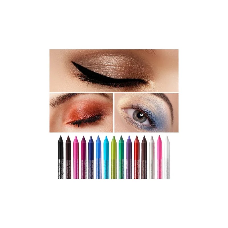 Lápiz Delineador De Ojos De 15pcs Lapiz Para Cejas Tintaline