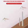 300pcs Double Head Skirting Thread Seamless Nail Double Head Nails