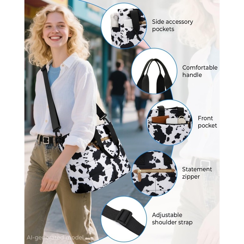 Tuwubi Women Lunch Bags for Work,Large Insulated Lunch Box with