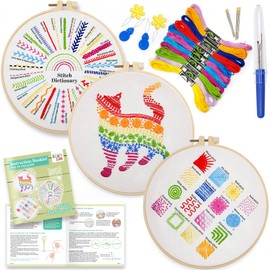 CRAFTILOO Embroidery Kit for Beginners Cross Stitch Kits for Beginners Needlepoint Kits for Adults Embroidery Kits for Adults Cross Stitch kit Beginner Embroidery kit for Adults Cat