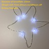 2 Pack Battery Operated Mini Snowflake Led Fairy Lights with