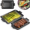 guogiyala 2PCS Grill pan: Grill topper for outdoor grill -