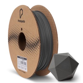 Proto-pasta FEP11705 - Bobina di fil di ferro PLA magnetico, si può ottenere un effetto ruggine, da 1,75 mm, 500 g, colore: grigio
