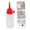 Operitacx Clear Plastic Applicator Tip Bottles Squeeze Bottles for Acrylic