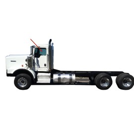 Optional Version Front Door Window Door Glass Compatible with Kenworth C500 C800 W900 T400 T440 T450 T470