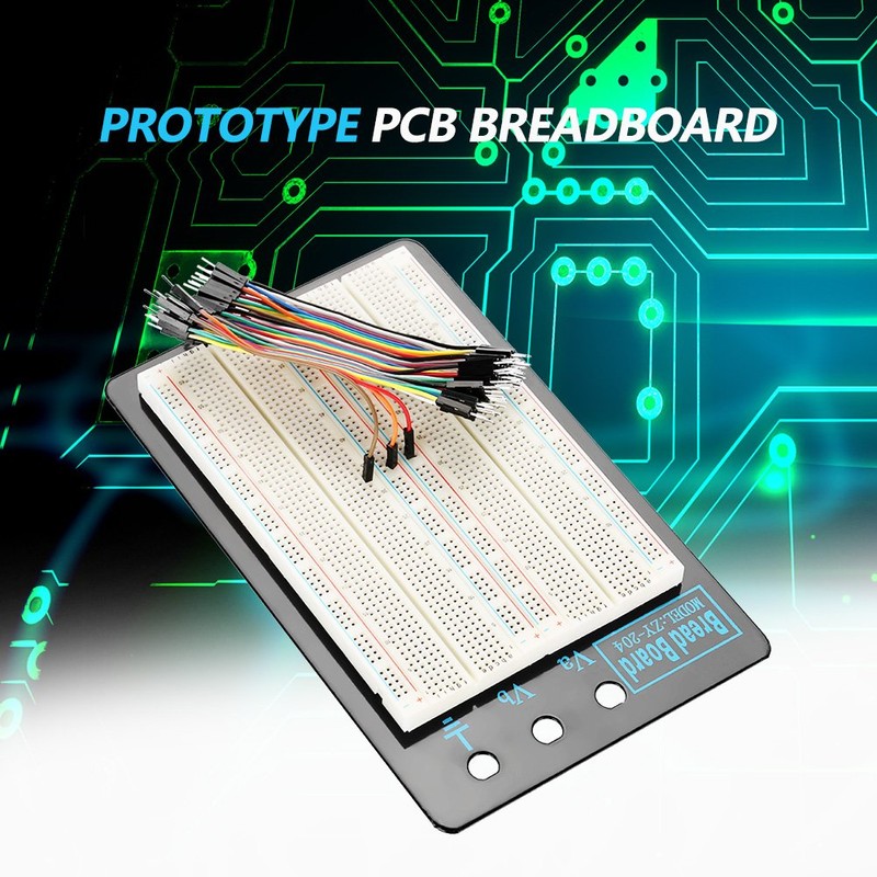 Hilitand Breadboard without Soldering, 1660 Points, Plug-in Holes Made of