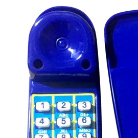 Kids Swing Set Phone Toy Pretend Play Tree House Pretend Numeric Key Telephone for Interactive Learning Ages 3+ Kids Children, Blue