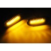 RZG 6x Clear Lens Side Marker Amber LED Indicator Reflector
