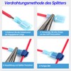 Leloco 40 Piece T Branch Connector Set, T Tap Cable