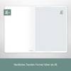 paper&you® Notebook A6+ Lined "Minty Leaves" with 64 Pages, Soft