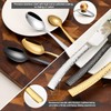 VIVANI Theoson 20-Piece Gold Heavy Silverware Set for 4, Thicken