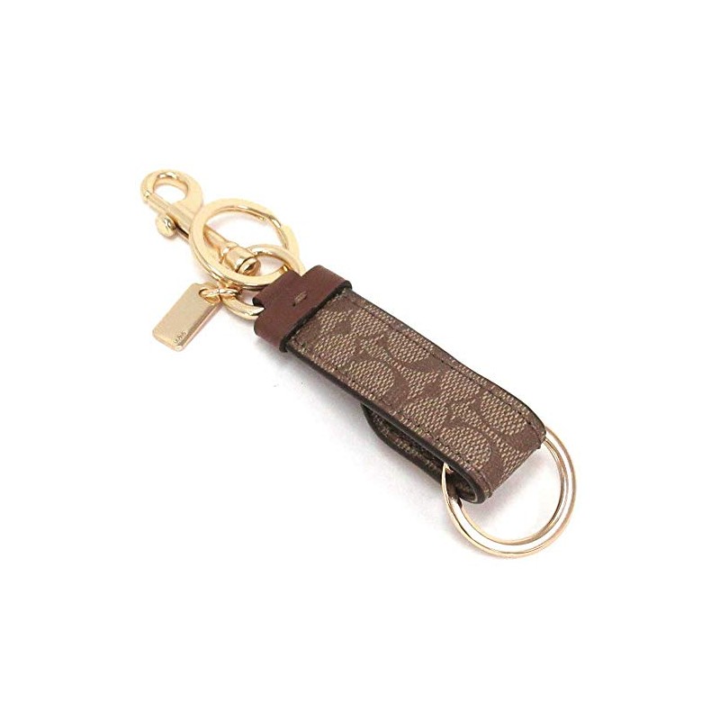 Coach F49314 GDKHA Key Holder COACH Outlet Signature Trigger Snap