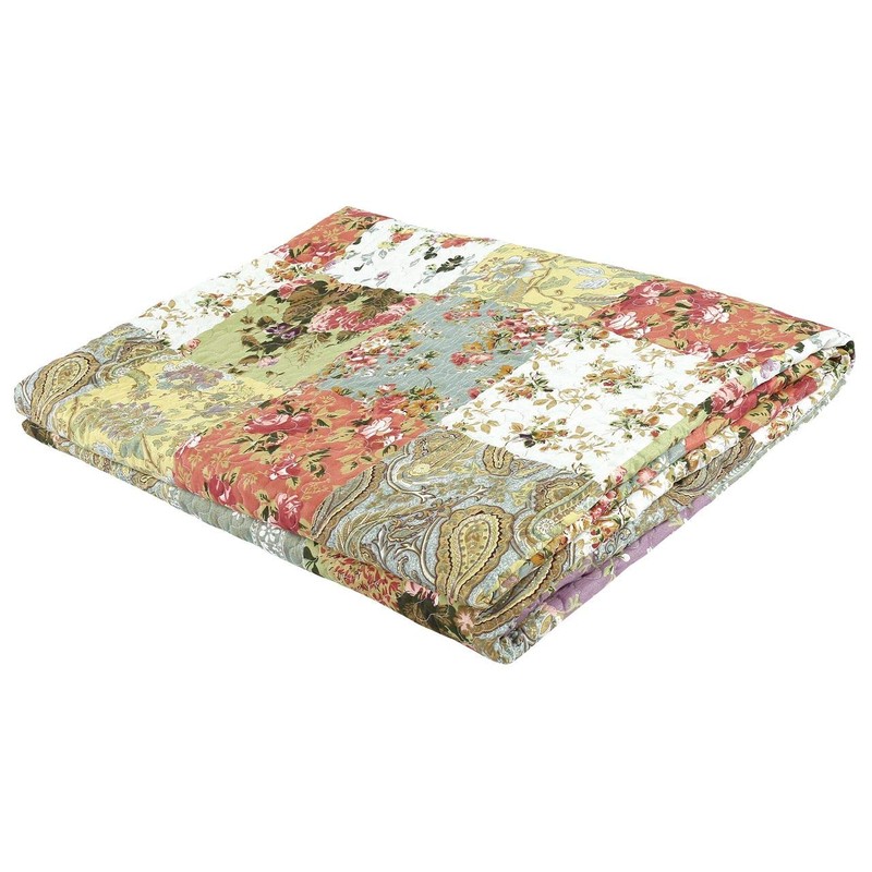 Legacy Decor 3 PCS Quilt Bedspread Coverlet Blue and White