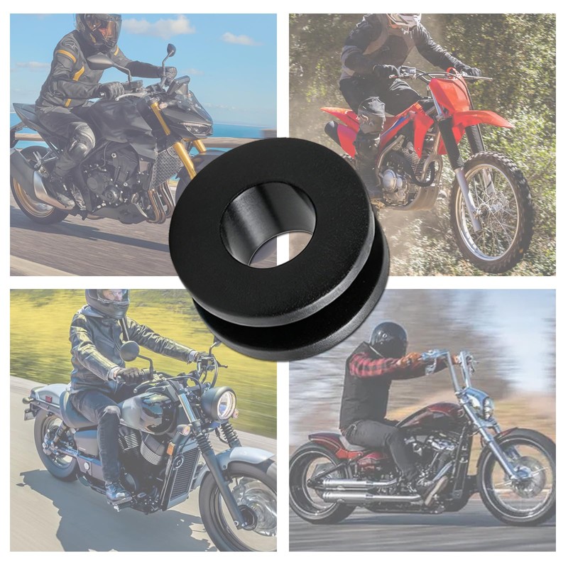 20PCS Motorcycle Rubber Grommets for Fairings Cowling, Motorcycle M6 Rubber