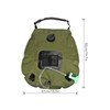 Green 20L Solar Heating Shower Bag Foldable PVC Folding Camping