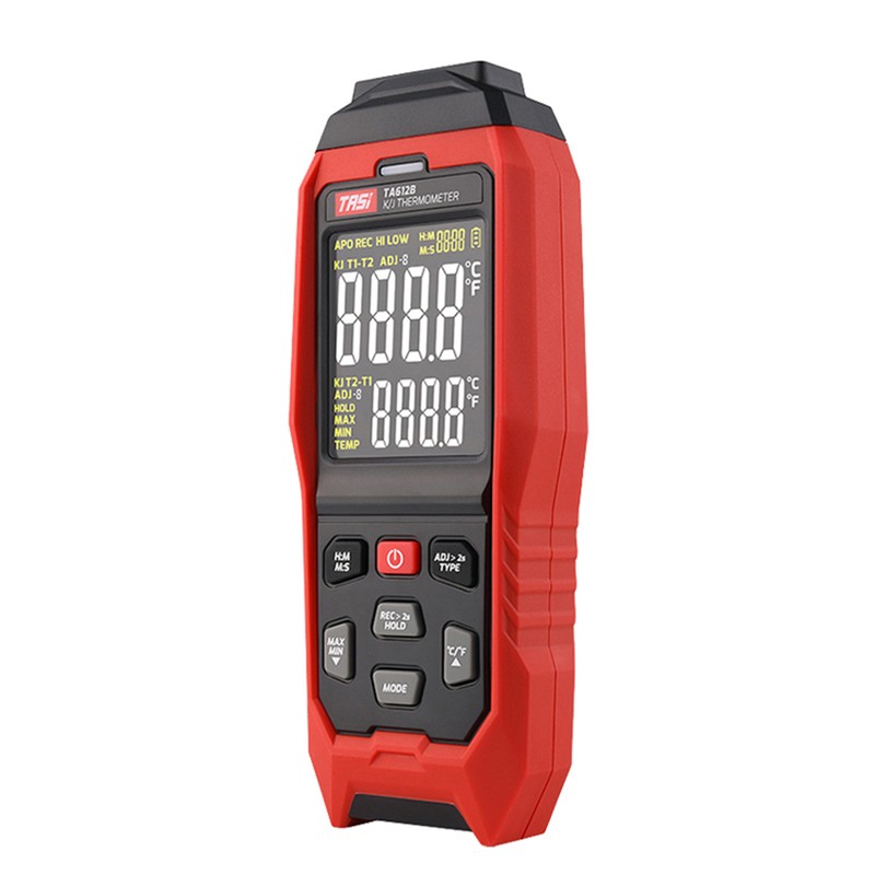 TASI TA612B 2 Channels K/ J Type Thermocouple Thermometer -200~1372℃/