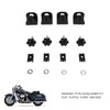 16PCS Saddle Bag Locks Mounting Screws Theft Deterrent Hardware Bolt