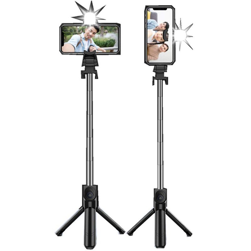 Selfie Stick Tripod Wireless Bluetooth Extendable Selfie Stick with Remote