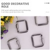 ifundom 3pcs Stainless Steel Square Quick Link Heavy Duty Locking