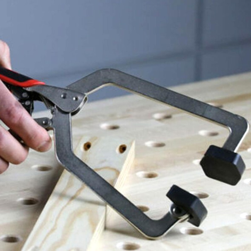 ARMOR TOOL Multi-Purpose C-Clamp - 6" Locking Plier with Auto