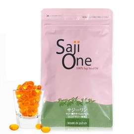 サジー種子オイルカプセル SajiOne サジー サプリメント 60粒 美容 健康 サプリ オメガ3 オメガ6 オメガ9 シーベリー サジーワン
