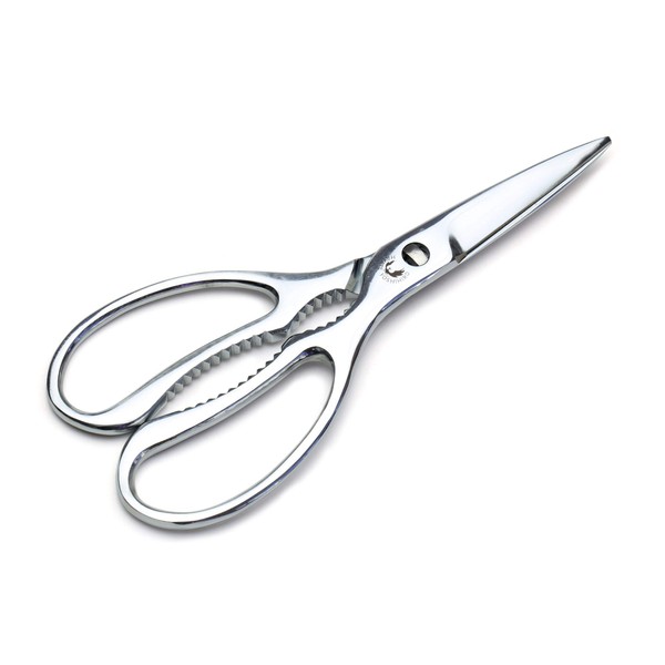 Yoshihiro All Stainless Steel Pull-Apart Japanese Kitchen Shears/Scissors 7.5 Inch (190mm) - Made in Japan