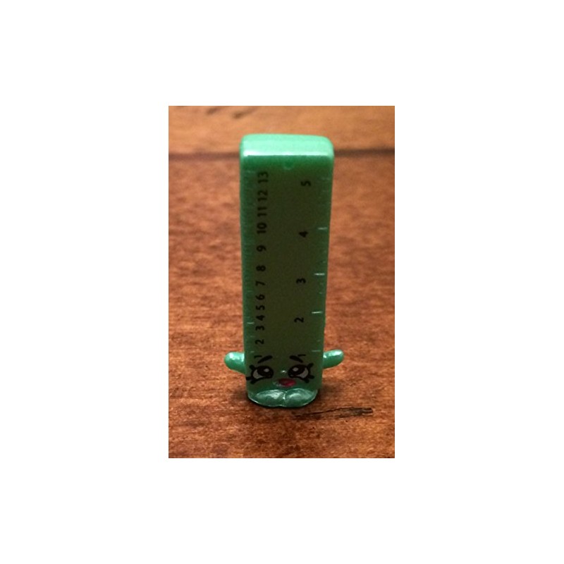 Shopkins Season 3#3-127 Green Rita Ruler (Special Edition Stationery)