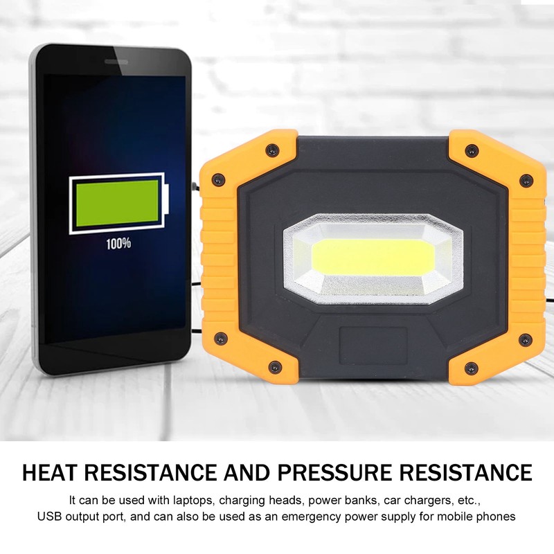 COB Work Light USB Charging Portable Floodlight Waterproof Emergency Portable