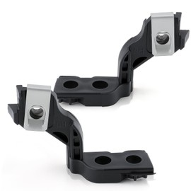 CARBBIA 2Pcs Driver Side& Passenger Side Headlight Lamp Mount Brackets Compatible with Ford Fusion 2017 2018 2019 2020 HS7Z13A005B HS7Z13A004B