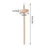 Yarn Spindle Spin Hand Wool Starter Spinner Kit Wooden,Drop Spindle