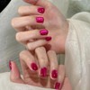 12ml Dark Pink Cat Eye Magnetic Gel Polish,0.41 fl oz