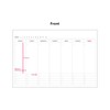 Elite Check Weekly Planner - Wirebound Undated Weekly & Daily