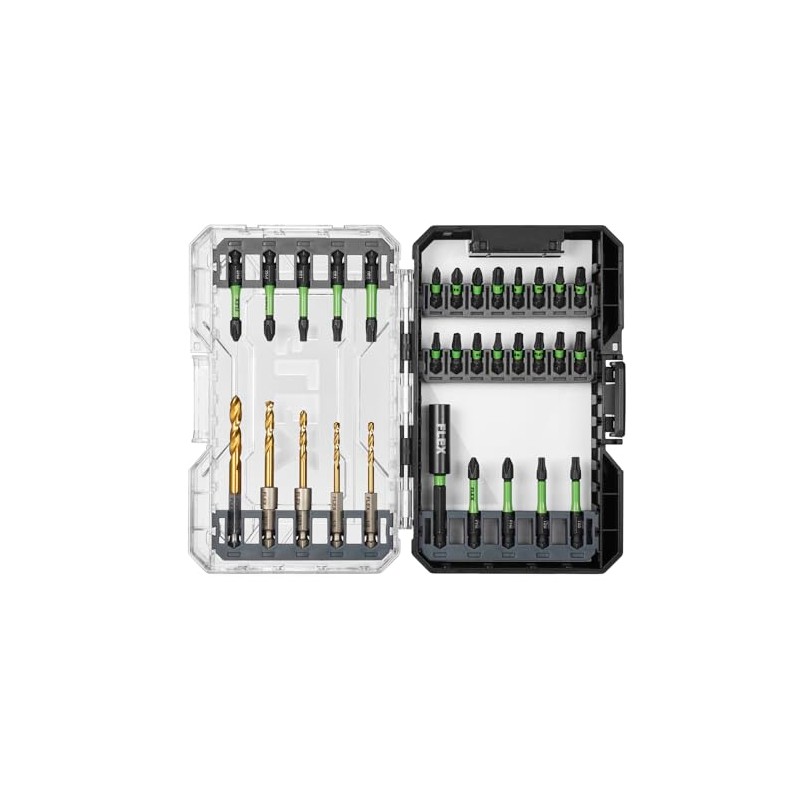 FLEX Stack Pack 31-Piece Impact Drill and Drive Bit Set